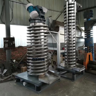 Vertical Vibration Elevator Spiral Vertical Elevating Feeder For Cooling And Drying