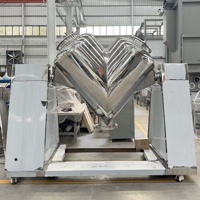 V-Type Powder Mixer with Horizontal Shaft for Uniform Mixing in Medicine Food and Chemical Engineering