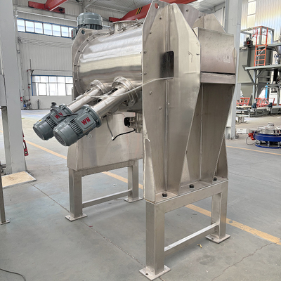 Plow Mixer for Uniform Mixing of Powder Materials in Chemical Food Medicine and Building Materials Industries