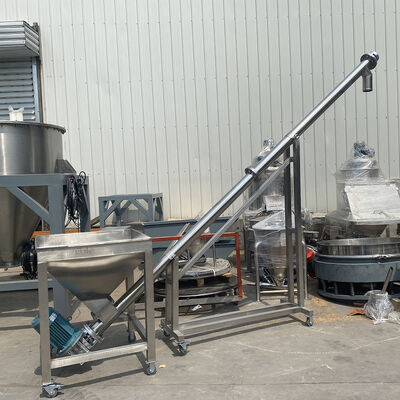 Auger Screw Conveyor continuous conveying machinery using spiral blades for stable and directional material displacement