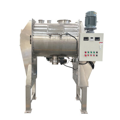 Μεταλλικός αναμεικτης από ανοξείδωτο χάλυβα με σύστημα ελέγχου PLC και πνευματική εκκένωση για βιομηχανική ανάμειξη
