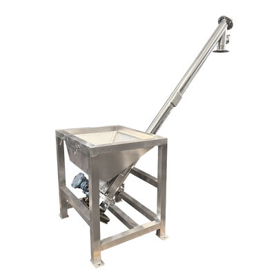 Κοχλιοφόρος μεταφορέας με σπειροειδή λεπίδα για συνεχή μεταφορά κοκκώδους σκόνης και υλικών μικρών τεμαχίων