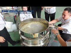 Διάμετρος 1500mm από ανθρακούχο χάλυβα / ανοξείδωτο χάλυβα κυκλική δονητική οθόνη