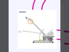 SUS304 316L Σύστημα μεταφοράς Στρογγυλοειδής μεταγωγός τροφοδότησης